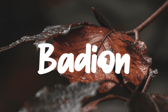 Badion: A Modern Typeface for Makers