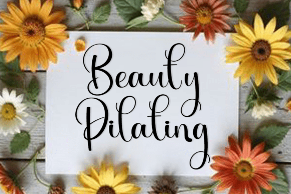 Beauty Pilating: A Script Font for Bold Campaigns