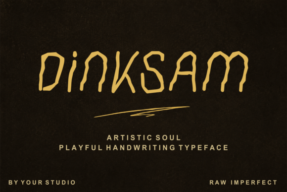 Dinksam Typeface Review: A Playful Handwritten Font