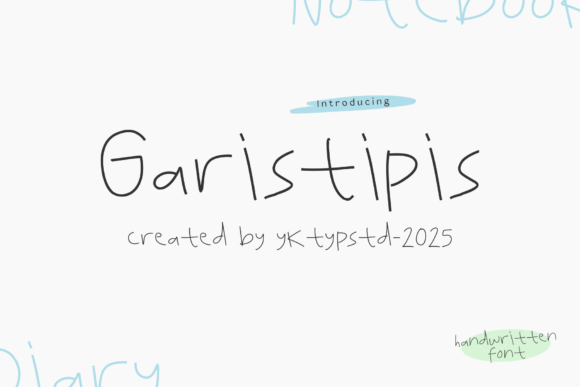 Garistipis: A Playful Font for Brand Identity