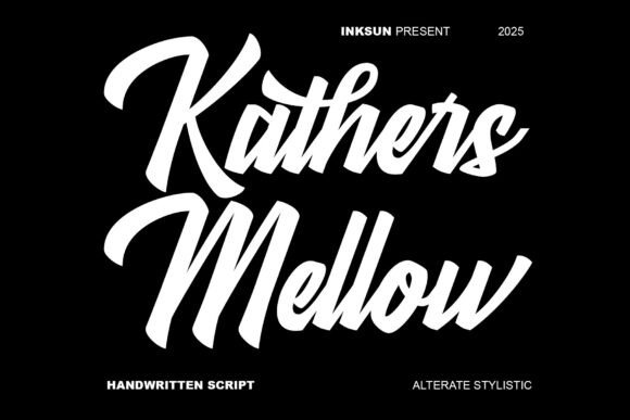 Kathers Mellow: A Bold Script Font for Branding