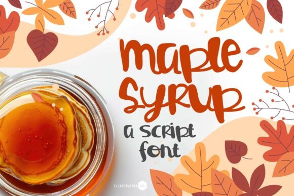 Maple Syrup Family: A Handwritten Font for Editorial Warmth