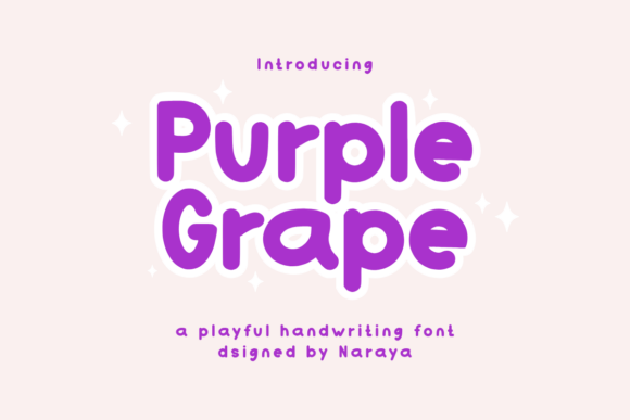 Purple Grape Font: A Playful Typeface for Branding