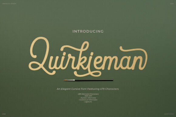 Quirkieman: The Handwritten Font for Authentic Branding