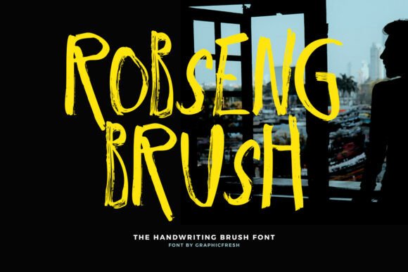 Robseng: A Bold Handwritten Font for Branding