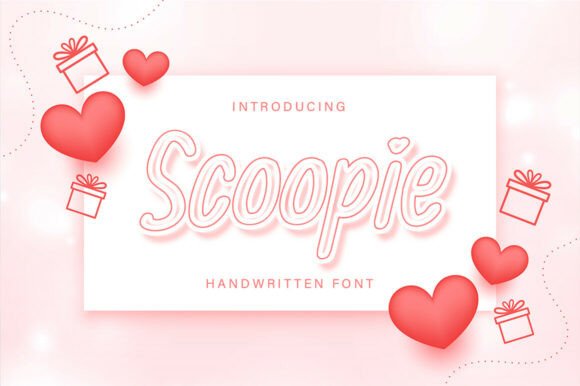 Scoopie Outline: A Playful Handwritten Typeface for Editorial Design
