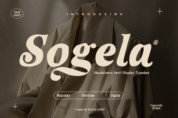 Sogela Typeface: Elegant Serif for Branding