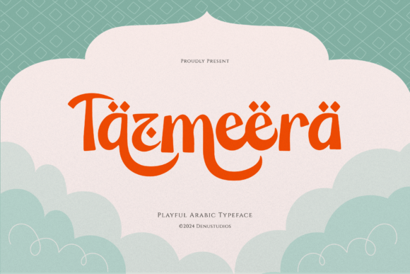Tazmeera: A Vibrant Arabic-Style Display Typeface