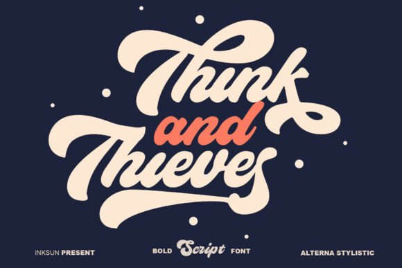 Think and Thieves Typeface for Bold Branding
