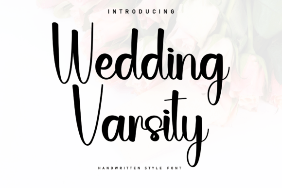Wedding Varsity: A Handwritten Font for Editorial Warmth